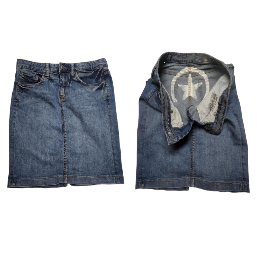 Vintage Converse Denim Skirt | Converse One Star Pencil Skirt for Women …